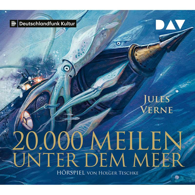 20.000 Meilen unter dem Meer,1 Audio-CD von Der Audio Verlag, DAV