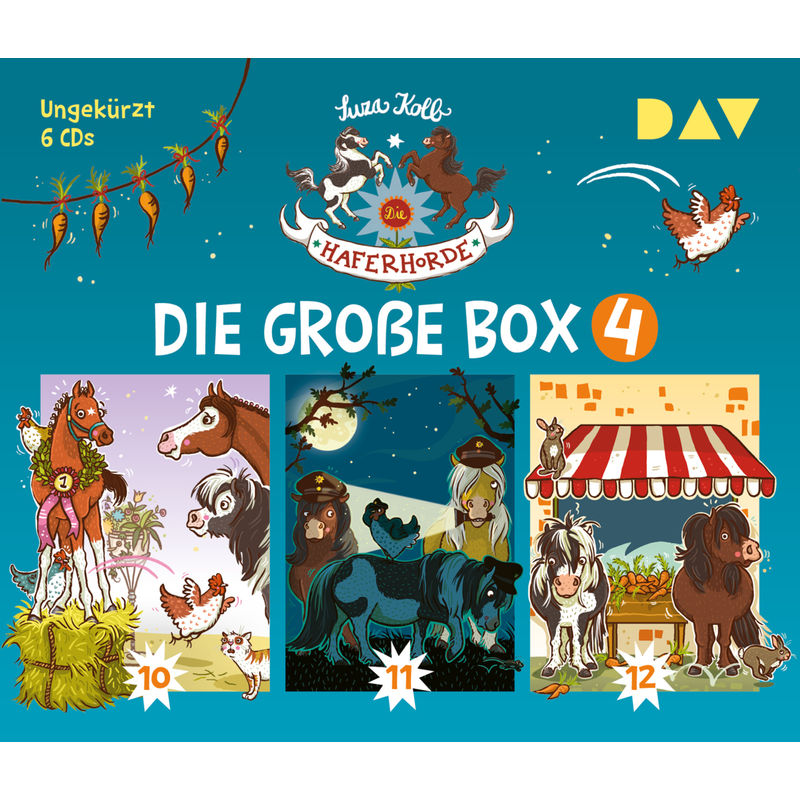 Die Haferhorde - Die große Box 4 (Teil 10-12),6 Audio-CD von Der Audio Verlag, DAV