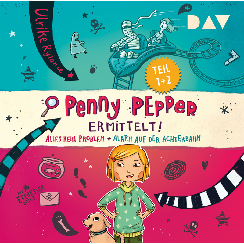 Penny Pepper ermittelt! Alles kein Problem + Alarm auf der Achterbahn,2 Audio-CD von Der Audio Verlag, DAV