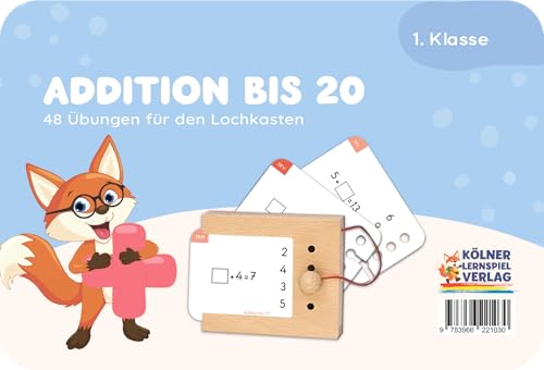 Der Lochkasten Addition bis 20: Kartensatz Der Lochkasten Addition bis 20: Kartensatz von Der Lochkasten