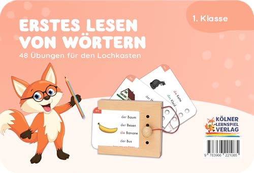 Der Lochkasten Erstes Lesen von Wörtern: Kartensatz Der Lochkasten Erstes Lesen von Wörtern: Kartensatz von Der Lochkasten