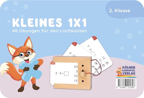 Der Lochkasten Kleines 1x1: Kartensatz von Der Lochkasten