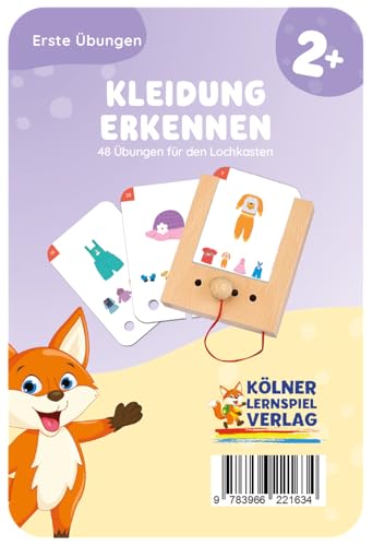 Kleidung erkennen: Kartensatz für den Lochkasten Kleidung erkennen: Kartensatz für den Lochkasten von Der Lochkasten
