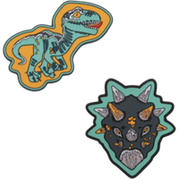 DERDIEDAS D841100101184 Dino Time Wechselbuttons, 2-teilig von DerDieDas