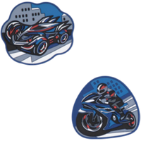 DERDIEDAS D841100119500 Turbo Speed Wechselbuttons, 2-teilig von DerDieDas