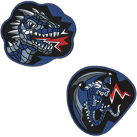 DERDIEDAS D841100119600 Dark Dragon Wechselbuttons, 2tlg. von DerDieDas