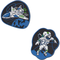 DERDIEDAS D841100120100 Moon Mission Wechselbuttons, 2-teilig von DerDieDas