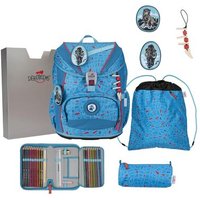 DERDIEDAS D845300120400 Schulrucksack-Set 5-teilig Blue Ice ErgoFlex Light Superflash DERDIEDAS D845300120400 Schulrucksack-Set 5-teilig Blue Ice ErgoFlex Light Superflash von DerDieDas