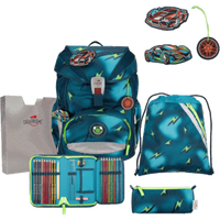 DERDIEDAS D8505183 Schulrucksack-Set 5-teilig ErgoFlex Magic Light von DerDieDas