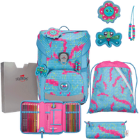 DERDIEDAS D8509181 Schulranzen-Set Happy Pixel ErgoFlex Easy von DerDieDas