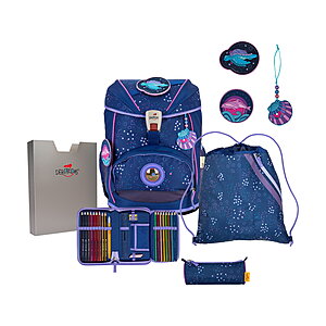 DerDieDas Ergoflex Deep Ocean Schulrucksack Set von DerDieDas