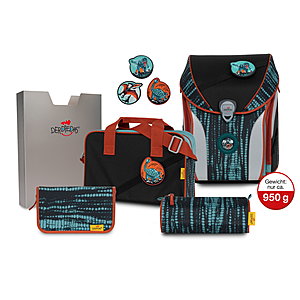 DerDieDas Ergoflex Max Buttons Big Rex Schulranzen Set 5tlg DerDieDas Ergoflex Max Buttons Big Rex Schulranzen Set 5tlg von DerDieDas