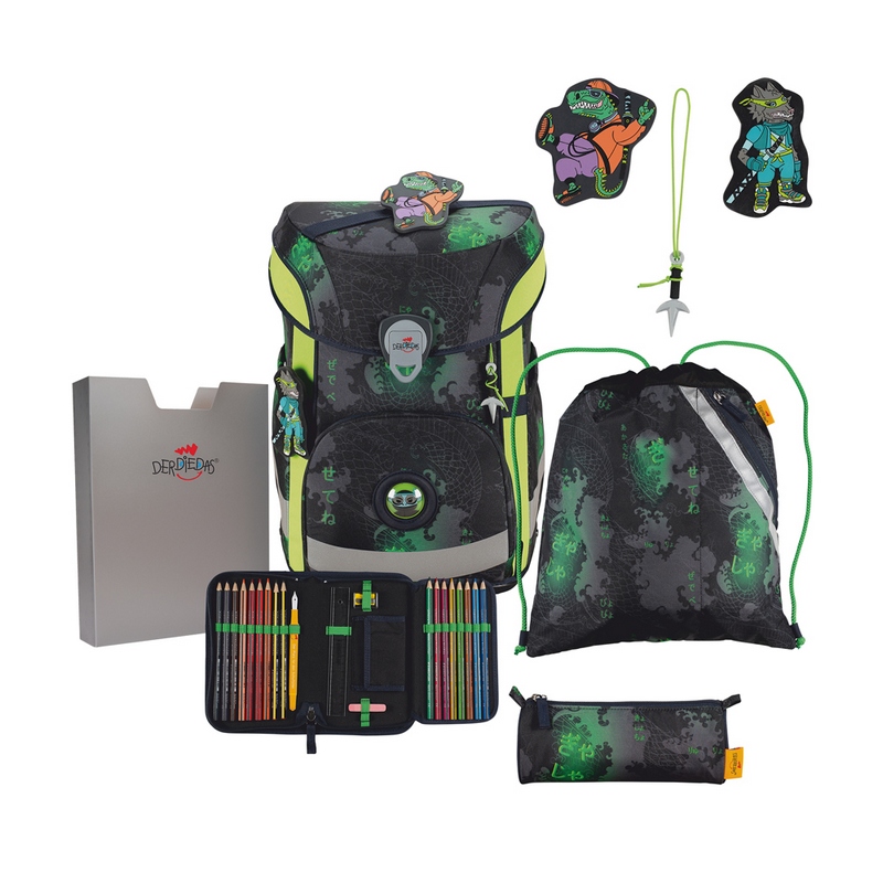 DerDieDas Schulranzen Set ErgoFlex Easy Funny Fighter 5-tlg. DerDieDas Schulranzen Set ErgoFlex Easy Funny Fighter 5-tlg. von DerDieDas