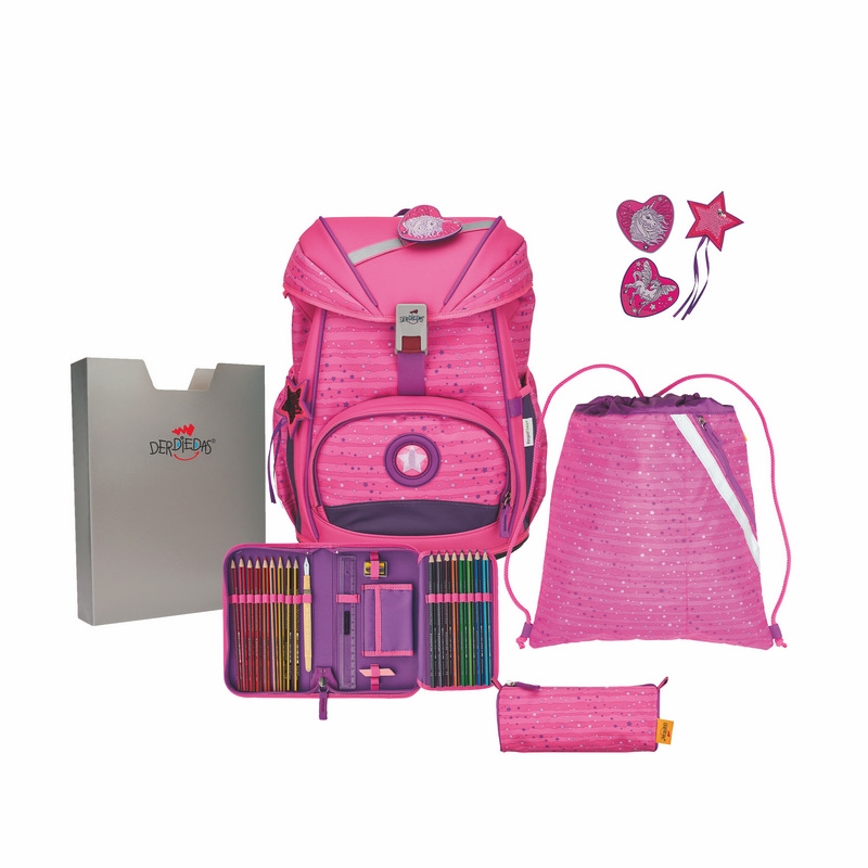 DerDieDas Schulranzen Set ErgoFlex Pretty Unicorn 5-tlg. DerDieDas Schulranzen Set ErgoFlex Pretty Unicorn 5-tlg. von DerDieDas