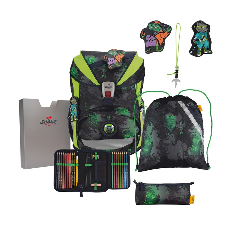 DerDieDas Schulranzen Set ErgoFlex Superlight Funny Fighter 5-tlg. DerDieDas Schulranzen Set ErgoFlex Superlight Funny Fighter 5-tlg. von DerDieDas