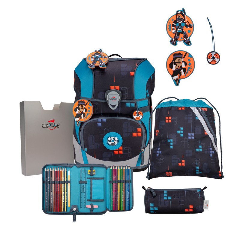 DerDieDas Schulranzen Set ErgoFlex Tiny Ninja Fighter 5-tlg. DerDieDas Schulranzen Set ErgoFlex Tiny Ninja Fighter 5-tlg. von DerDieDas