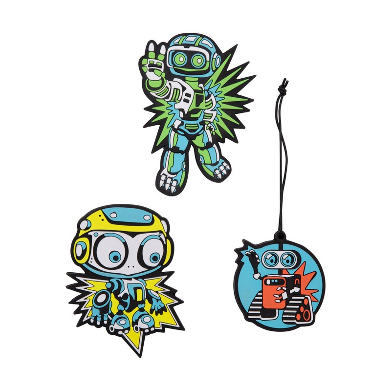 DerDieDas Wechselbuttons Blue Robot 3-tlg. DerDieDas Wechselbuttons Blue Robot 3-tlg. von DerDieDas