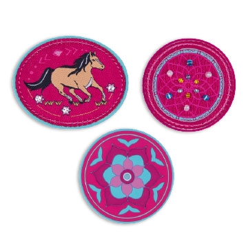 DerDieDas Wechselbuttons Boho 3-tlg. DerDieDas Wechselbuttons Boho 3-tlg. von DerDieDas