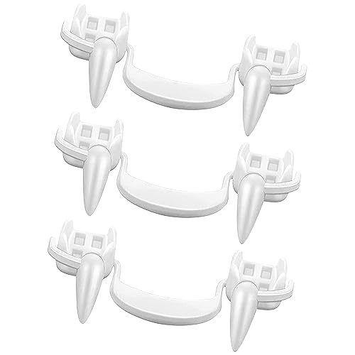3 Paar Einziehbare Realistisch Vampir Zähne, Nicht am Zahnfleisch kratzen,Wiederverwendbare Horror Vampire Teeth,Halloween Horror Deko Party Requisiten für Kinder oder Erwachsene 3 Paar Einziehbare Realistisch Vampir Zähne, Nicht am Zahnfleisch kratzen,Wiederverwendbare Horror Vampire Teeth,Halloween Horror Deko Party Requisiten für Kinder oder Erwachsene von Dereine