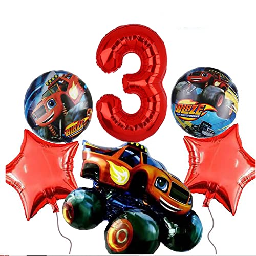 Cartoon Geburtstagsdeko 3 Jahre, 6 PCS Cartoon Luftballons, Thema Party Ballon Dekoration, Luftballons Geburtstagsfeier, Kindergeburtstag Deko Ballon, Luftballon 3. Geburtstag Jungen Cartoon Geburtstagsdeko 3 Jahre, 6 PCS Cartoon Luftballons, Thema Party Ballon Dekoration, Luftballons Geburtstagsfeier, Kindergeburtstag Deko Ballon, Luftballon 3. Geburtstag Jungen von Dereine