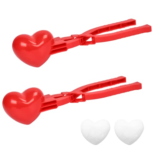 Dereine 2 Stück Herz Schneeball Maker,Schneeball Zange,Schneeball Clip,Winter Schneeball Form Spielzeug für Kinder Jungen Mädchen im Freien Spielen Schnee Dereine 2 Stück Herz Schneeball Maker,Schneeball Zange,Schneeball Clip,Winter Schneeball Form Spielzeug für Kinder Jungen Mädchen im Freien Spielen Schnee von Dereine