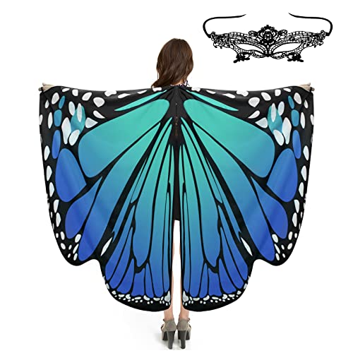 Dereine Damen Schmetterling Kostüm, Schmetterling Kostüm, Schmetterlingsflügel, mit Schmetterlingsmaske, Schmetterling Umhang für Karneval, Tanzkostüme, Geburtstagsfeiern, Fastnacht, Rollenspiele Dereine Damen Schmetterling Kostüm, Schmetterling Kostüm, Schmetterlingsflügel, mit Schmetterlingsmaske, Schmetterling Umhang für Karneval, Tanzkostüme, Geburtstagsfeiern, Fastnacht, Rollenspiele von Dereine