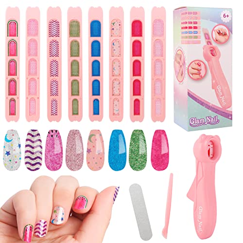 Dereine Nagelsticker Kinder Mädchen, Fingernägel für Kinder, Nagelfolie Selbstklebend mit Nagelkunstwerkzeugen-Einfach zu Bedienen, Geburtstagsgeschenke für Mädchen, Beliebtes Kinderspielzeug Dereine Nagelsticker Kinder Mädchen, Fingernägel für Kinder, Nagelfolie Selbstklebend mit Nagelkunstwerkzeugen-Einfach zu Bedienen, Geburtstagsgeschenke für Mädchen, Beliebtes Kinderspielzeug von Dereine