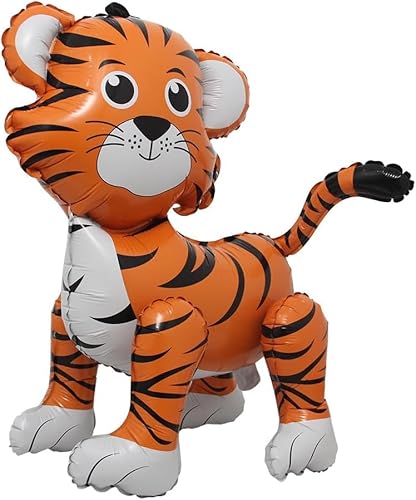 Tiger Folienballon, Tiger Luftballon, XXL Folienballon Tiere, Tier Riesenballon, Waldtiere Geburtstag Luftballons, Kindergeburtstag Party Ballon Deko Tiger Folienballon, Tiger Luftballon, XXL Folienballon Tiere, Tier Riesenballon, Waldtiere Geburtstag Luftballons, Kindergeburtstag Party Ballon Deko von Dereine