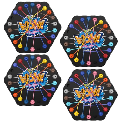 4 Set Brainy Knots Rope Untangling Tisch Strategie Brettspiel - Buntes Gedrehtes Seil Sortier Puzzlespiel - Logik Spiele Knot Logic Spiel - Familienspiele 2 Bis 4 Spieler 4 Set Brainy Knots Rope Untangling Tisch Strategie Brettspiel - Buntes Gedrehtes Seil Sortier Puzzlespiel - Logik Spiele Knot Logic Spiel - Familienspiele 2 Bis 4 Spieler von Derwrtup