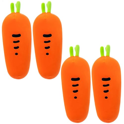 4 Stück Karotten-Umarmungskissen - 40cm Orange Imitation Karotte Kissen - Karotten-Plüschtier - Niedliches Karotten-Form-Kissen | Für Schlafzimmer, Sofa Und Büro Dekoration 4 Stück Karotten-Umarmungskissen - 40cm Orange Imitation Karotte Kissen - Karotten-Plüschtier - Niedliches Karotten-Form-Kissen | Für Schlafzimmer, Sofa Und Büro Dekoration von Derwrtup