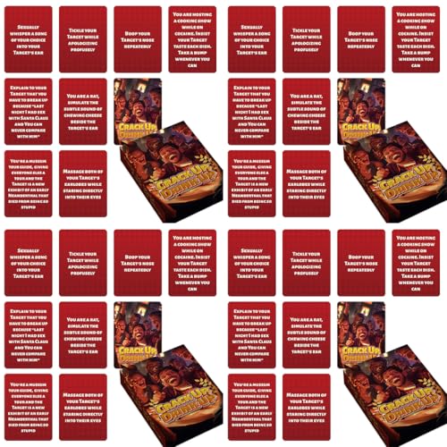 4 Trinkspielkarten – 50 Karten von Remords & Chaos | für Studenten, Reisen, Spielabende und Vorgetränke von Derwrtup