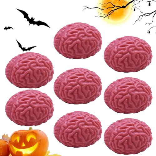 8 Stück Gehirn Stressball - Knetball Antistressball Knautschball - Halloween Gehirnspielzeug - Gefälschte Gehirn Stressbälle - Die An Der Medizinschule Oder Der Krankenpflege-Universität Studieren 8 Stück Gehirn Stressball - Knetball Antistressball Knautschball - Halloween Gehirnspielzeug - Gefälschte Gehirn Stressbälle - Die An Der Medizinschule Oder Der Krankenpflege-Universität Studieren von Derwrtup