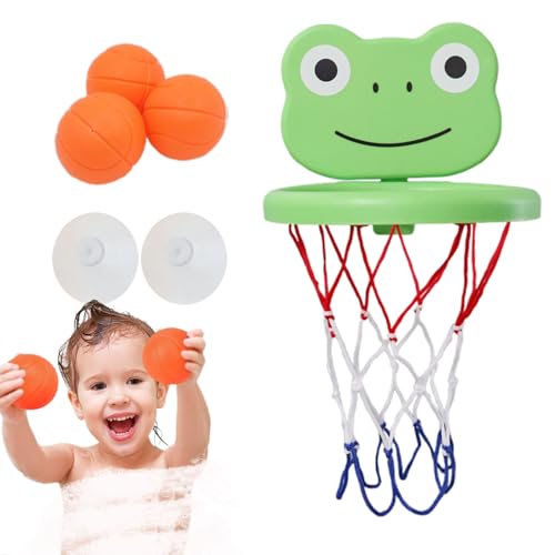 Derwrtup Basketball -Badspielzeug, Basketball -Reifen für Badewanne,Cartoon Saugbasketball Hoop - Tragbares Wasserspiel -Set Interaktives Badezimmerspiel für Kindergärtner im Vorschule Home Derwrtup Basketball -Badspielzeug, Basketball -Reifen für Badewanne,Cartoon Saugbasketball Hoop - Tragbares Wasserspiel -Set Interaktives Badezimmerspiel für Kindergärtner im Vorschule Home von Derwrtup