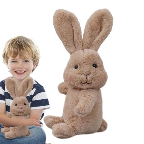 Derwrtup Gefüllter, Kaninchenplüschkissen | Osterplüsch weich süße 13 -Zoll -Puppe | 360 Grad Rotatable Head Kaninchen zum Geburtstag, Urlaub, Sofa, Schlafzimmer, Autodekoration Derwrtup Gefüllter, Kaninchenplüschkissen | Osterplüsch weich süße 13 -Zoll -Puppe | 360 Grad Rotatable Head Kaninchen zum Geburtstag, Urlaub, Sofa, Schlafzimmer, Autodekoration von Derwrtup