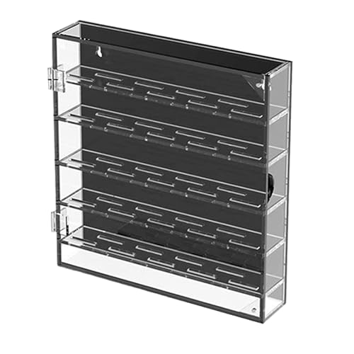 Derwrtup Münzdisplay - Münzhalter aus transparentem Acryl - Abnehmbare Schreibtisch-Displaybox für Medaillen, Abzeichen und Stecknadeln für Sammler von Derwrtup
