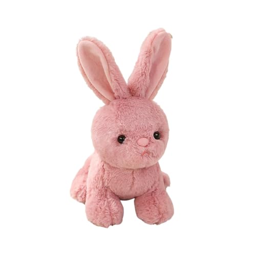 Derwrtup Realistischer, ausgestopfter Kaninchen realistisch | Entzückende Sleeping Companion Puppe | Realistisch gefüllte Tierkaninchen -Stoffpuppenplüschspielzeug für Kinder von Derwrtup