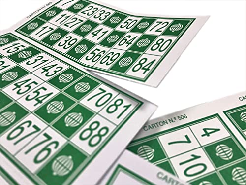 600 Bingokarten für traditionelle Bingo, 90 Kugels von Genérico