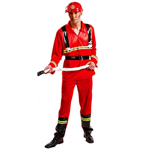Feuerwehrmann-Kostüm für Erwachsene Feuerwehrmann-Kostüm für Erwachsene von Desconocido