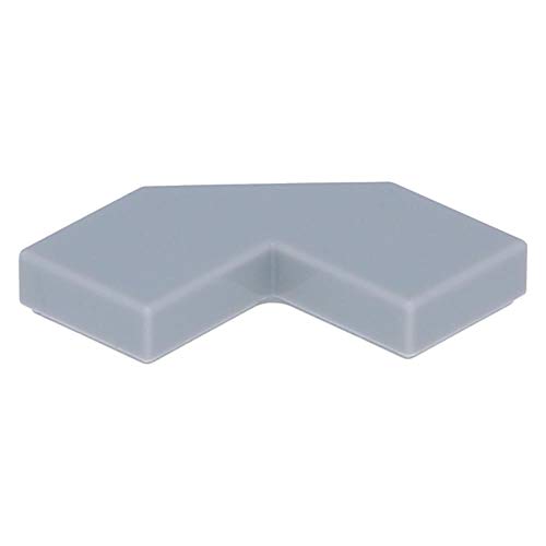 LEGO 10 x Fliese, Modifiziert 2 x 2 Kantig Facette Hellgrau (Neugrau) von Desconocido