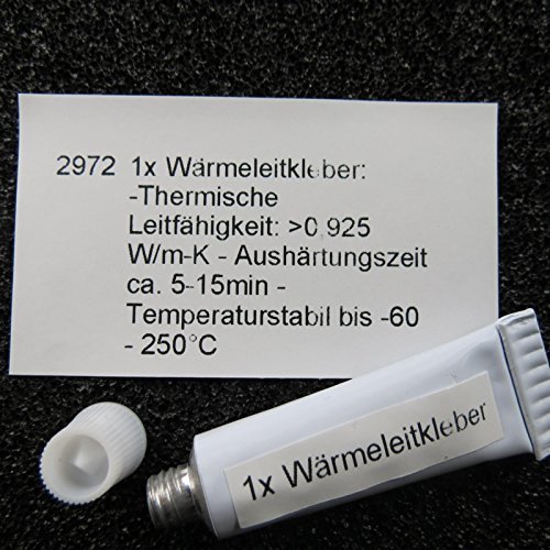 Wärmeleitender Klebstoff, 5 g, CPU, IC, LED, RAM, Wärmeleitpaste, Kühlkörper Wärmeleitender Klebstoff, 5 g, CPU, IC, LED, RAM, Wärmeleitpaste, Kühlkörper von Desconocido