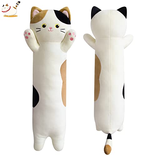 Desdfcer Langer Körper Katze Plüsch-Kissen Umarmung Kissen Spielzeug - 3D niedliche Katze Plüschtiere Kissen Spielzeug - Geschenk für Weihnachten Geburtstag Desdfcer Langer Körper Katze Plüsch-Kissen Umarmung Kissen Spielzeug - 3D niedliche Katze Plüschtiere Kissen Spielzeug - Geschenk für Weihnachten Geburtstag von Desdfcer