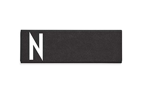 Design Letters 70201800N Federmäppchen, Buchstabendruck, Schwarz, Letter N Design Letters 70201800N Federmäppchen, Buchstabendruck, Schwarz, Letter N von Design Letters