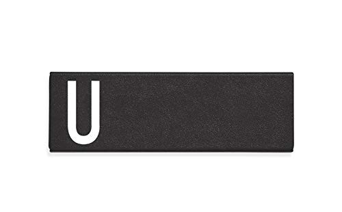 Design Letters 70201800U Federmäppchen, Schwarz, Letter U Design Letters 70201800U Federmäppchen, Schwarz, Letter U von Design Letters