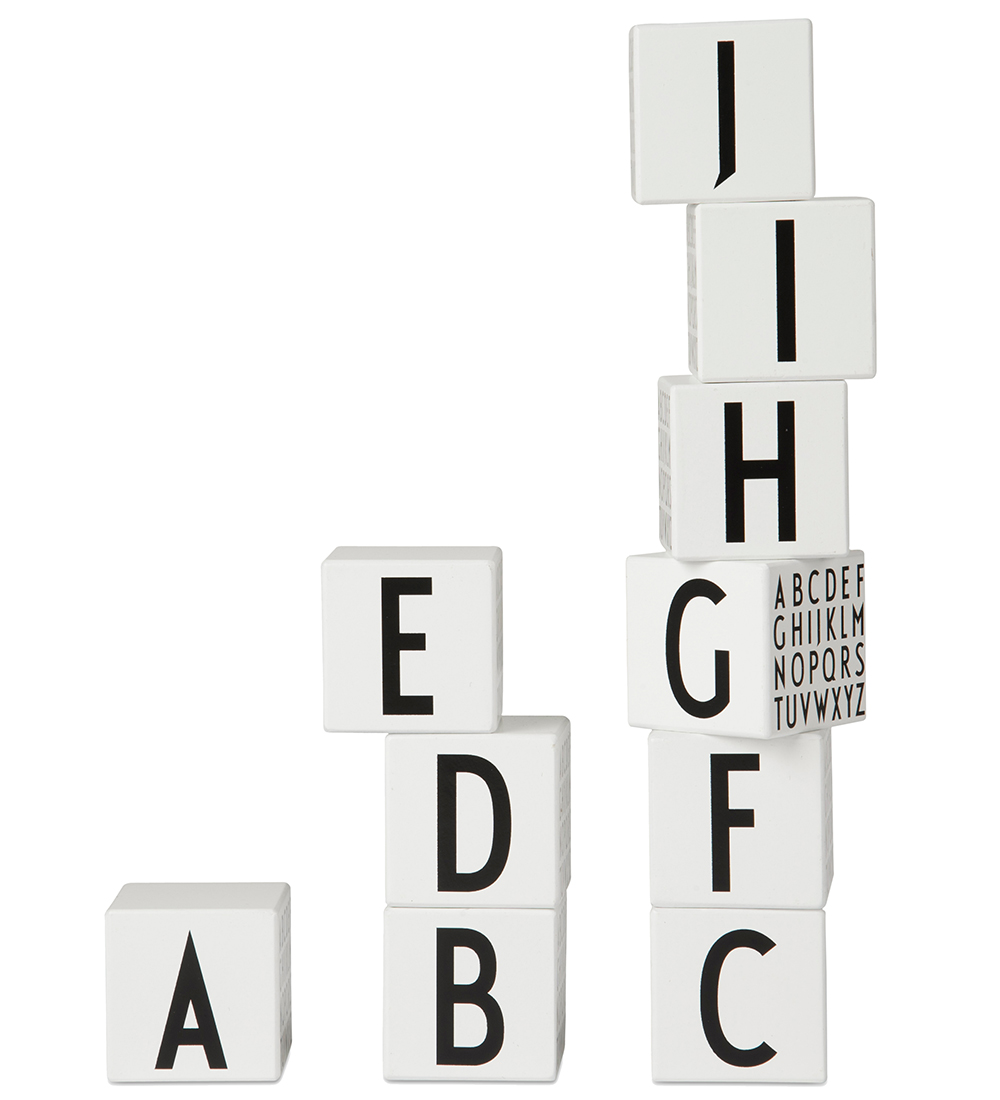 Design Letters Holzbausteine - A-Z - Weiß m. Alphabet - Design Letters - One Size - Klötze Design Letters Holzbausteine - A-Z - Weiß m. Alphabet - Design Letters - One Size - Klötze von Design Letters