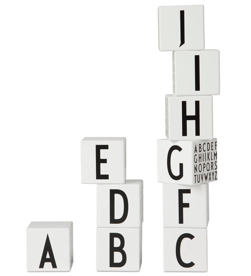 Design Letters Holzbausteine - A-Z - Weiß m. Alphabet - Design Letters - One Size - Klötze Design Letters Holzbausteine - A-Z - Weiß m. Alphabet - Design Letters - One Size - Klötze von Design Letters