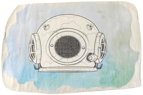 Wandtattoo, Motiv: Tauchen, Motiv: Sea Trek Helm, einfache Dekoration, Größe: 101,6 x 81,3 cm von Design with Vinyl
