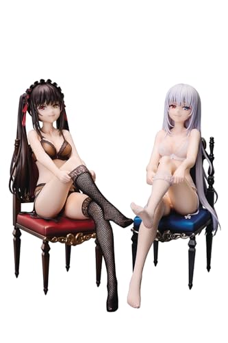 DesignCOCO Date A Bullet: White Queen and Kurumi Tokisaki 1:7 Scale PVC Figure von DesignCOCO