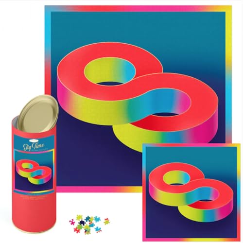 Designworks Ink DPZ-1010 Puzzle & Kunstdruck für Erwachsene, Crazy 8 Color Blast, 61 x 61 cm von Designworks Ink