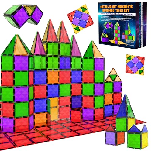 Desire Deluxe Magnetische Bausteine Montessori Spielzeug Geschenke für mädchen & Junge ab 3-7 Jahre – Weihnachten, Geburtstagsgeschenk & Ostergeschenke Magnete Kinderspielzeug von Desire Deluxe