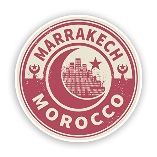 #7447 Vinyl-Aufkleber, Marokko, Marrakesch, 10 cm/100 mm, 2 Stück #7447 Vinyl-Aufkleber, Marokko, Marrakesch, 10 cm/100 mm, 2 Stück von DestinationVinyl